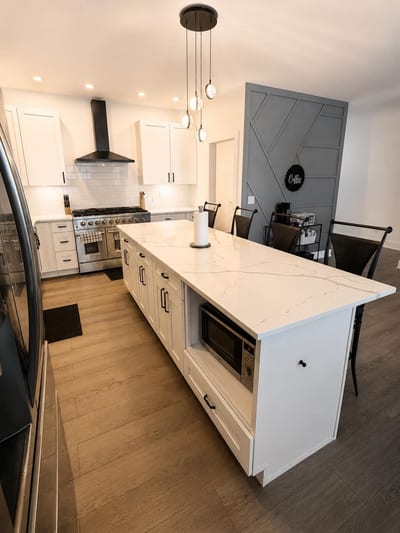 Kitchen facilities at The Anchor House