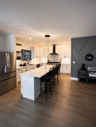 Full kitchen available to residents at The Anchor House