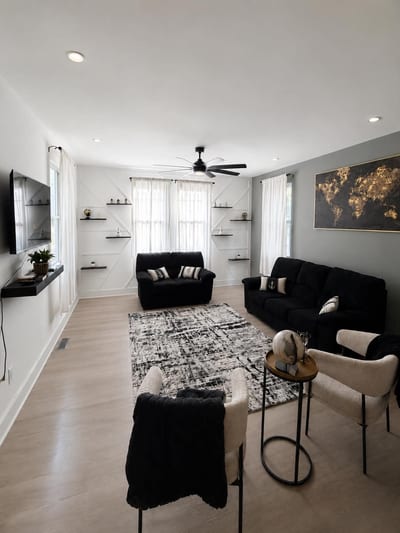 TV lounge and common area at The Anchor House